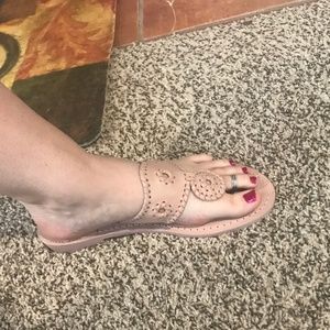 natural jacks flat sandal